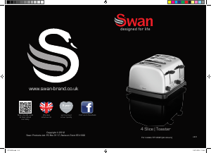 Manual Swan ST14020CREN Toaster