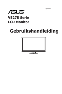 Handleiding Asus VE278H LCD monitor