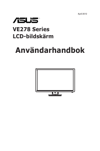 Bruksanvisning Asus VE278H LCD skärm