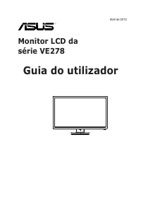 Manual Asus VE278N Monitor LCD
