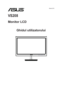 Manual Asus VS208DR Monitor LCD