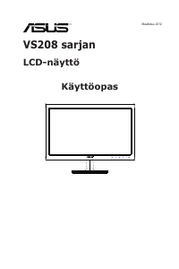 Käyttöohje Asus VS208DR Nestekidenäyttö
