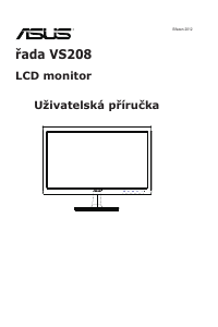 Manuál Asus VS208NR LCD monitor