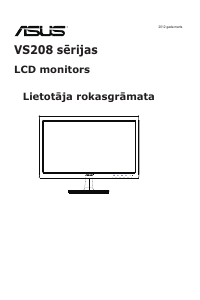Rokasgrāmata Asus VS208NR Šķidro kristālu monitors