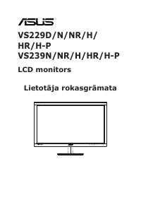 Rokasgrāmata Asus VS229HR Šķidro kristālu monitors