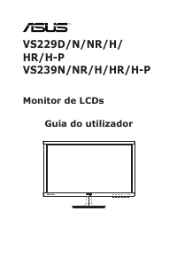 Manual Asus VS229HR Monitor LCD