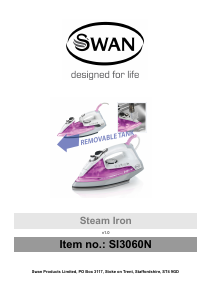 Bruksanvisning Swan SI3060N Strykjärn
