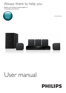 Manual Philips HTD3510G Home Theater System