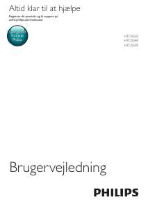 Brugsanvisning Philips HTD5540 Hjemmebiosystem