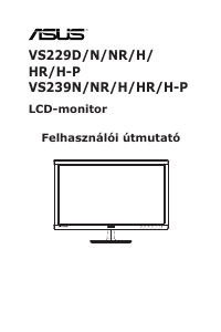 Használati útmutató Asus VS239HR LCD-monitor