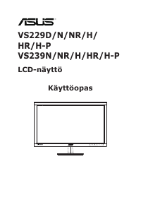Käyttöohje Asus VS239NR Nestekidenäyttö