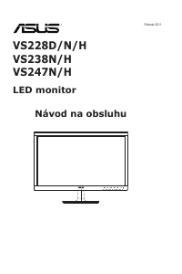Návod Asus VS247HR LCD monitor