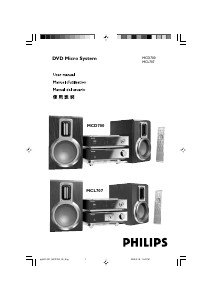 Manual Philips MCD700 Stereo-set
