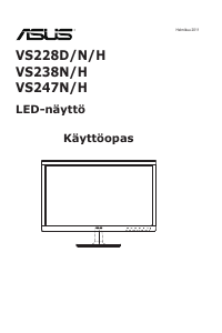 Käyttöohje Asus VS247HR Nestekidenäyttö