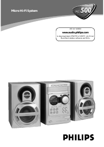 Bruksanvisning Philips MC-500 Stereoanläggning