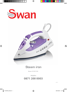 Bruksanvisning Swan SI10010N Strykjärn