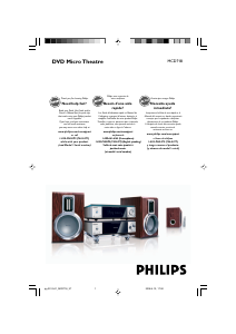 Mode d’emploi Philips MCD718 Stéréo