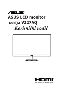 Priručnik Asus VZ27AQ LCD zaslon
