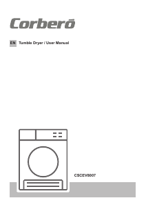 Manual Corberó CSCEV 8007 Dryer