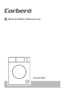 Manual Corberó E-CLAV71220T Máquina de lavar roupa