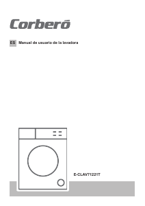 Manual de uso Corberó E-CLAV71221T Lavadora