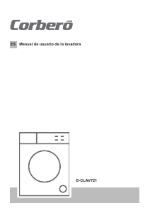 Manual de uso Corberó E-CLAV721 Lavadora