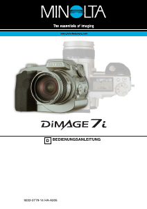 Bedienungsanleitung Minolta DiMAGE 7i Digitalkamera