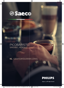 Handleiding Saeco SM3061 PicoBaristo Espresso-apparaat