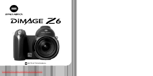 Handleiding Konica-Minolta DiMAGE Z6 Digitale camera