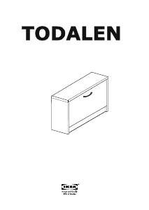 Bruksanvisning IKEA TODALEN Skoskåp