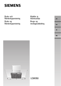 Käyttöohje Siemens LC956KA40 Liesituuletin