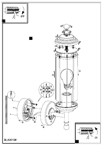 Bruksanvisning Eglo 90168 Buckingham Lampa