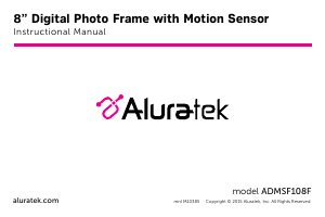 Handleiding Aluratek ADMSF108F Digitale fotolijst