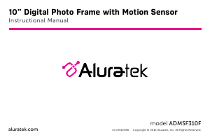 Handleiding Aluratek ADMSF310F Digitale fotolijst