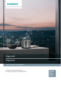 Návod Siemens LC98KA572 Digestor