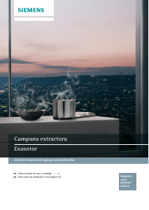 Manual de uso Siemens LC98KLP20 Campana extractora