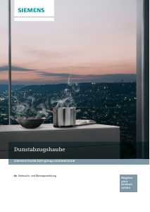 Bedienungsanleitung Siemens LC98KMR60 Dunstabzugshaube