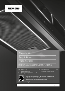 Rokasgrāmata Siemens LI64MA531B Tvaika nosūcējs