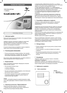 Instrukcja Saunier Duval Exacontrol E Termostat
