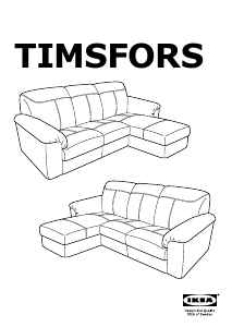 Bruksanvisning IKEA TIMSFORS (corner) Soffa