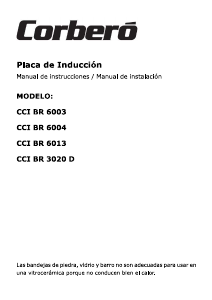 Manual Corberó CCIBR6013 Hob