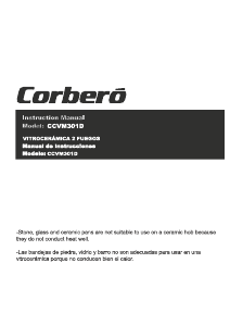 Manual de uso Corberó CCVM301D Placa