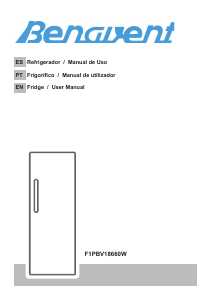 Manual Benavent F1PBV18660W Refrigerator