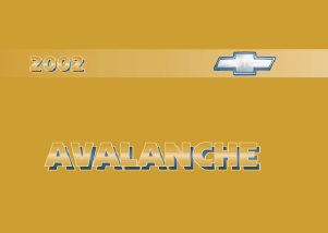 Handleiding Chevrolet Avalanche (2002)