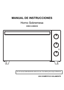 Manual Corberó CHS G 2030 B Oven