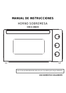 Manual Corberó CHS G 2042 B Oven