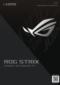 Manuale Asus G533QR ROG STRIX Notebook