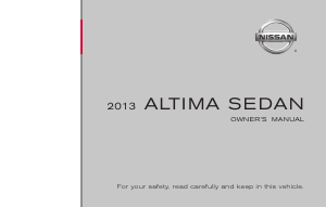 Handleiding Nissan Altima Sedan (2013)