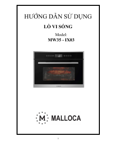 Hướng dẫn sử dụng Malloca MW35-IX03 Lò nướng