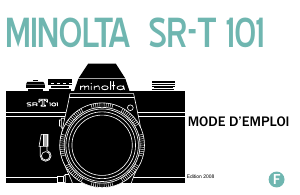 Mode d’emploi Minolta SR-T 101 Camera